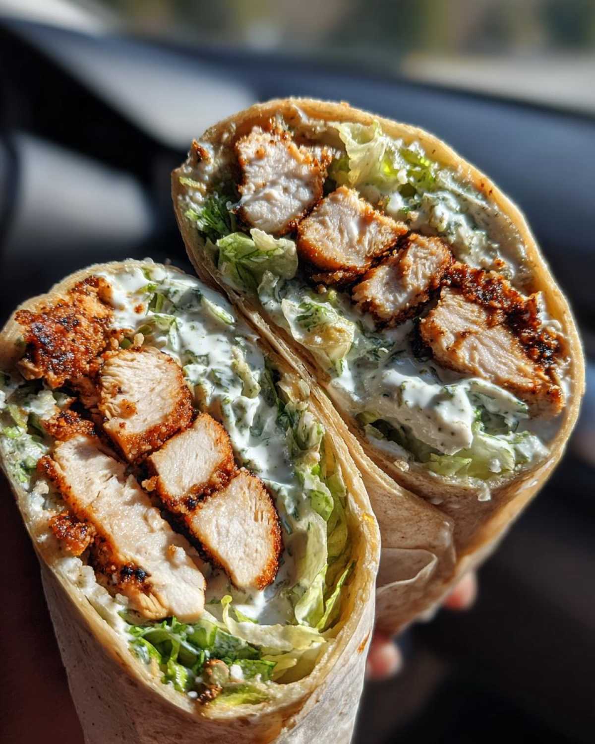 Blackened Chicken Caesar Wraps - detail 3