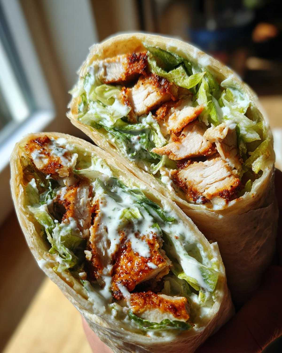 Blackened Chicken Caesar Wraps - detail 4