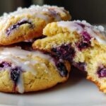 Blueberry Lemon Ricotta Cookies