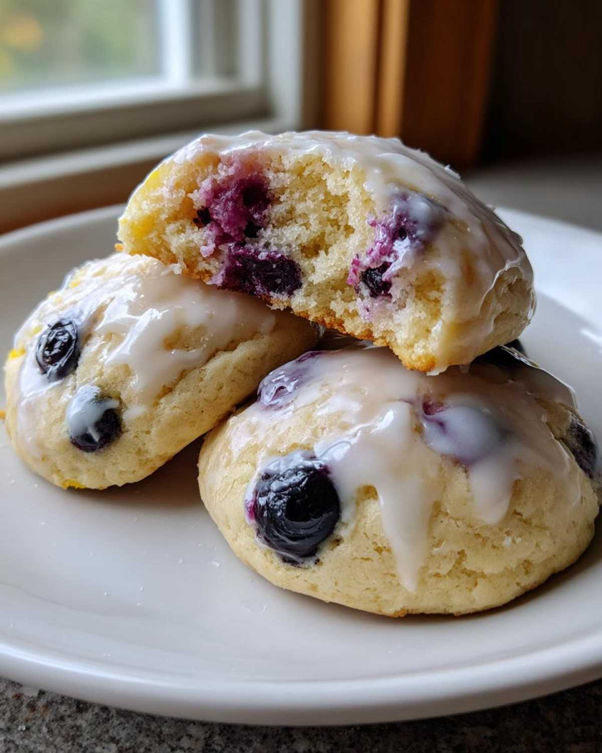 Blueberry Lemon Ricotta Cookies - detail 2