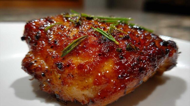 Brown Sugar Garlic Chicken Thighs