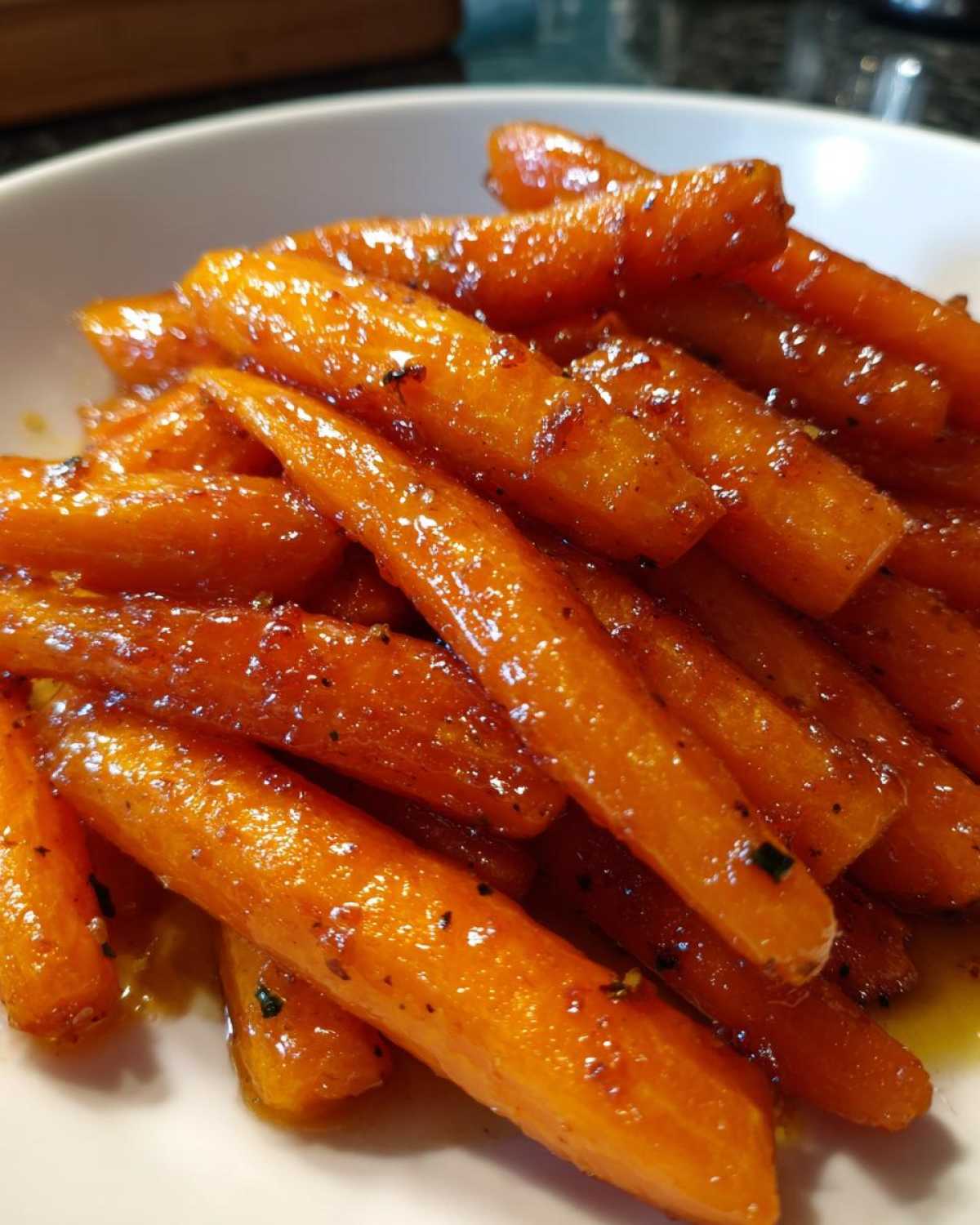 Brown Sugar Glazed Carrots - detail 2