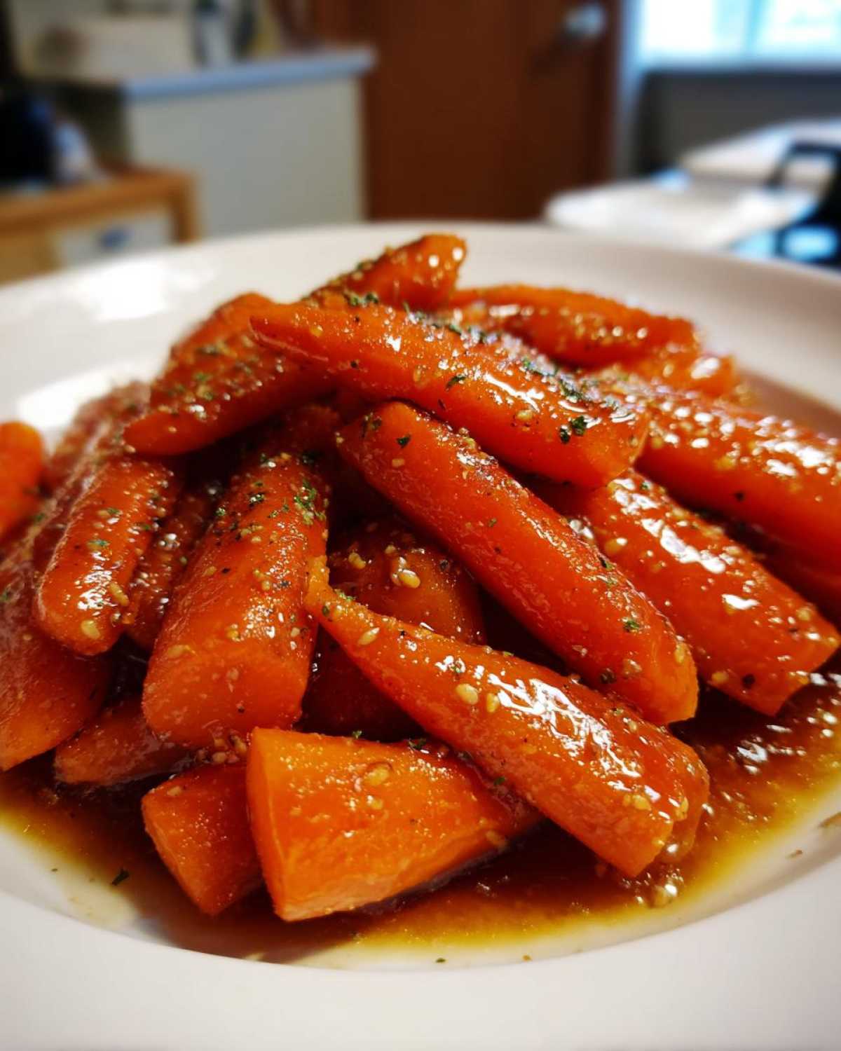 Brown Sugar Glazed Carrots - detail 3