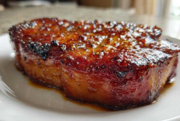 Brown Sugar Glazed Ham Steak