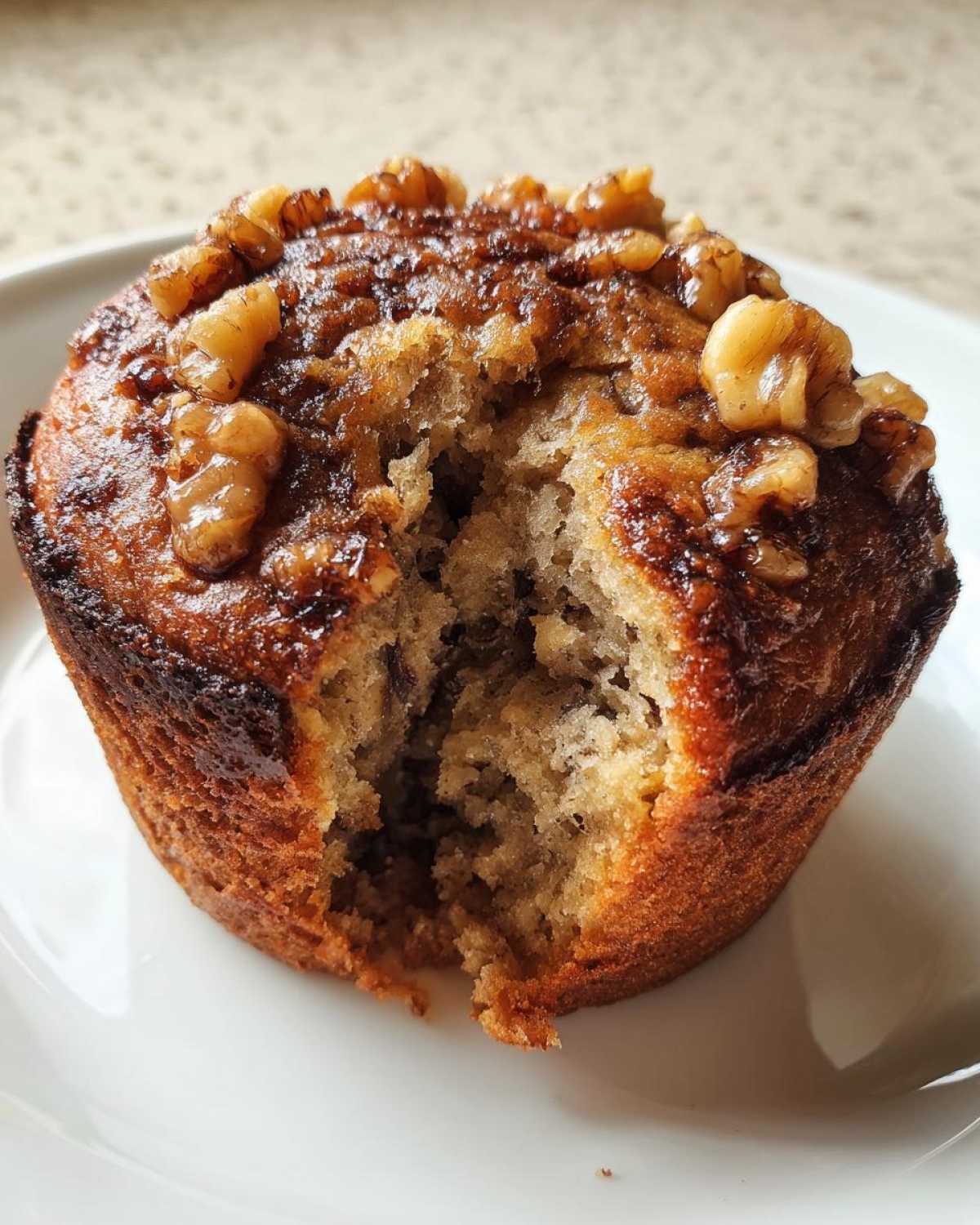 Brown Sugar Walnut Banana Muffins - detail 2