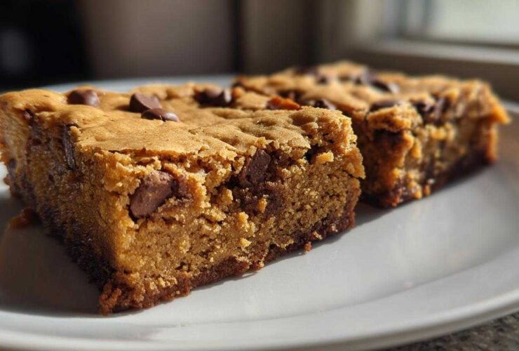 Brownie Batter Blondies