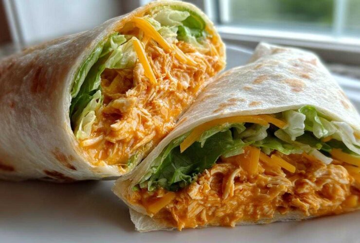 Buffalo Ranch Chicken Wraps