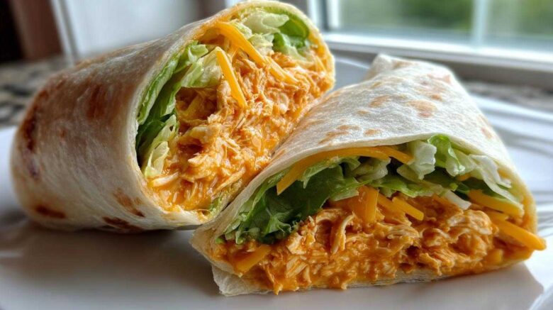 Buffalo Ranch Chicken Wraps