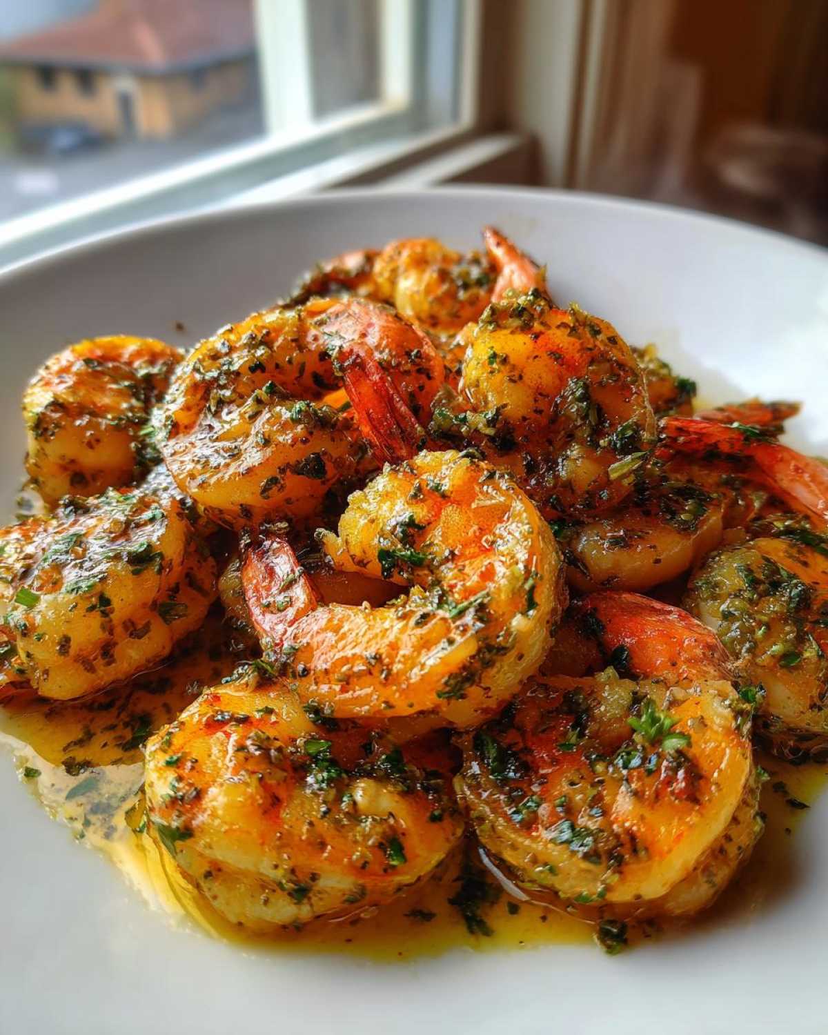 Buttery Garlic Herb Shrimp - detail 1