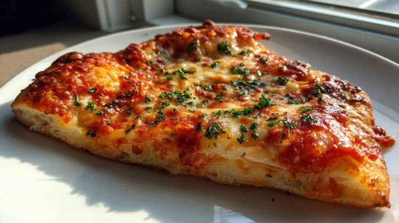 Buttery Garlic Naan Pizza