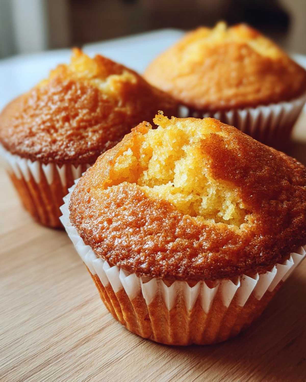 Buttery Maple Cornbread Muffins - detail 2