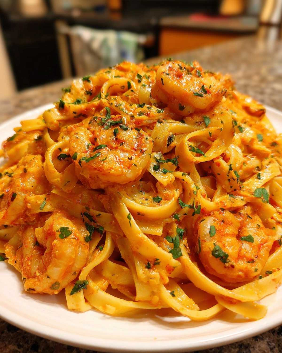 Cajun Shrimp Pasta - detail 1