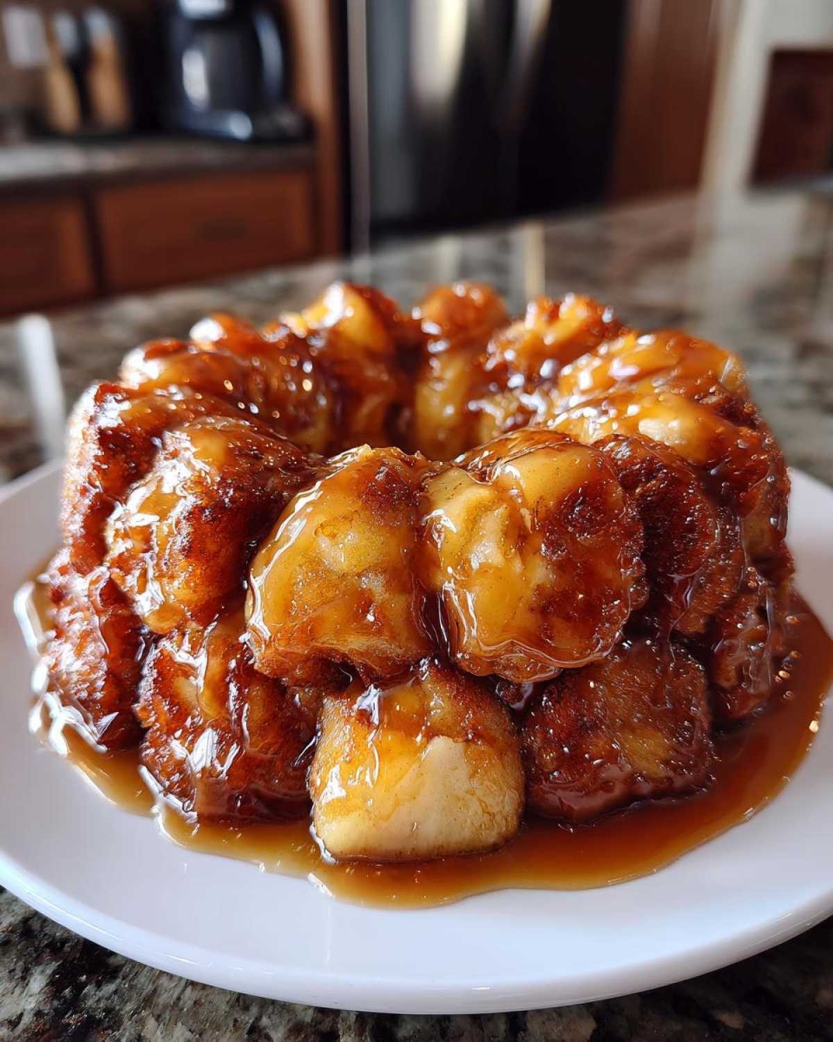 Caramel Apple Monkey Bread - detail 1