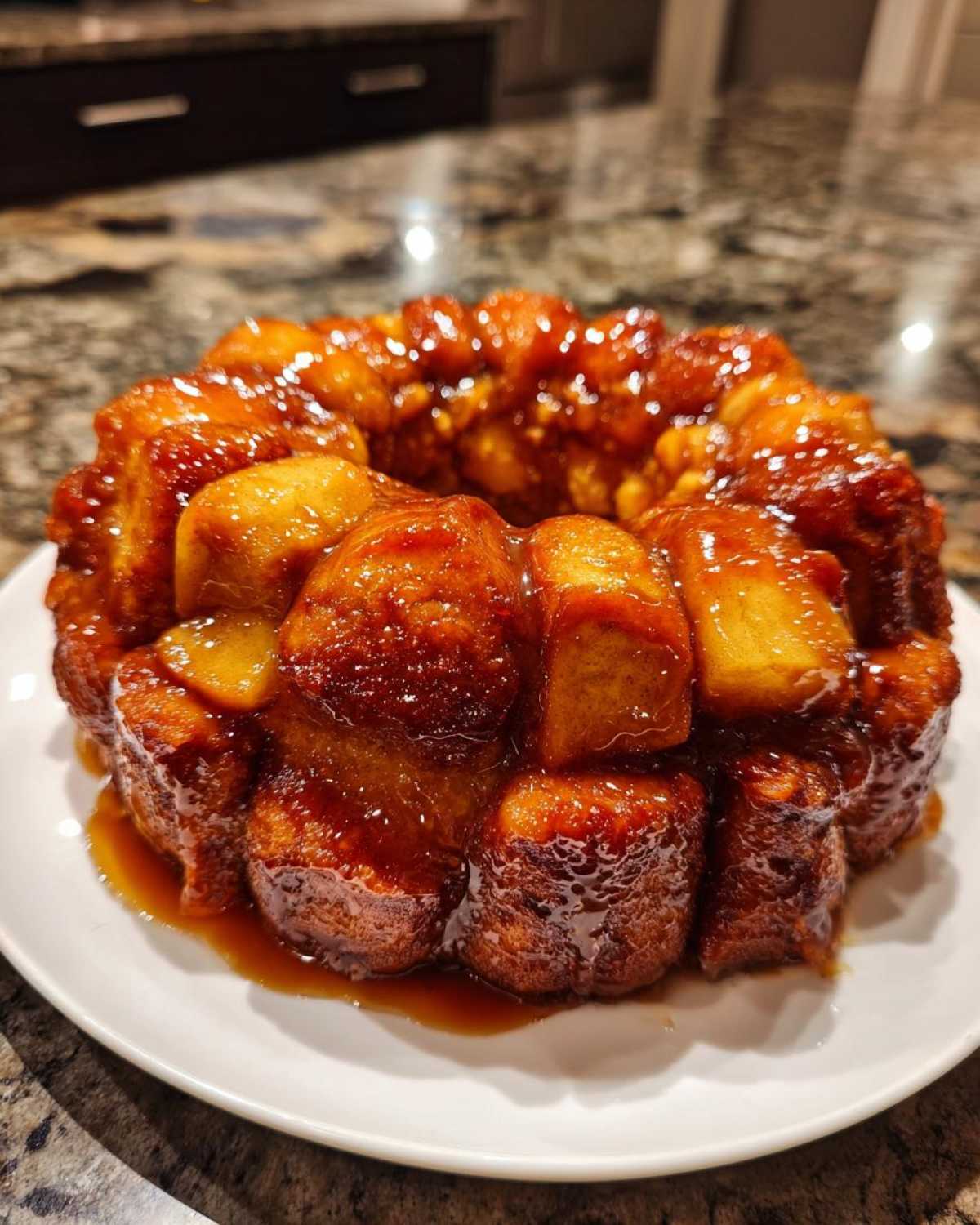 Caramel Apple Monkey Bread - detail 2