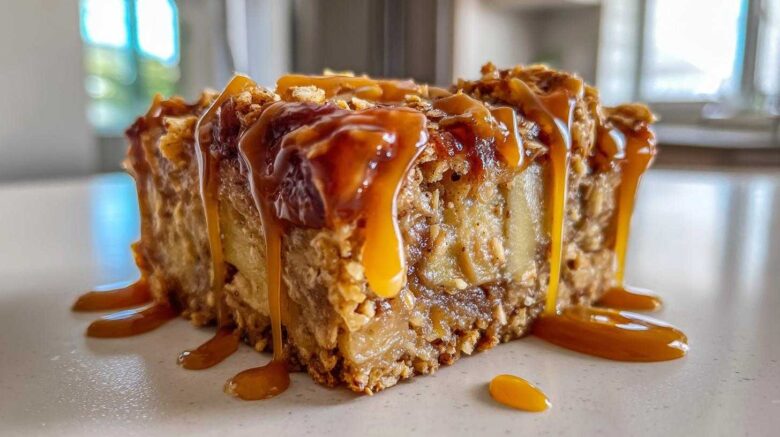 Caramel Apple Oatmeal Bake
