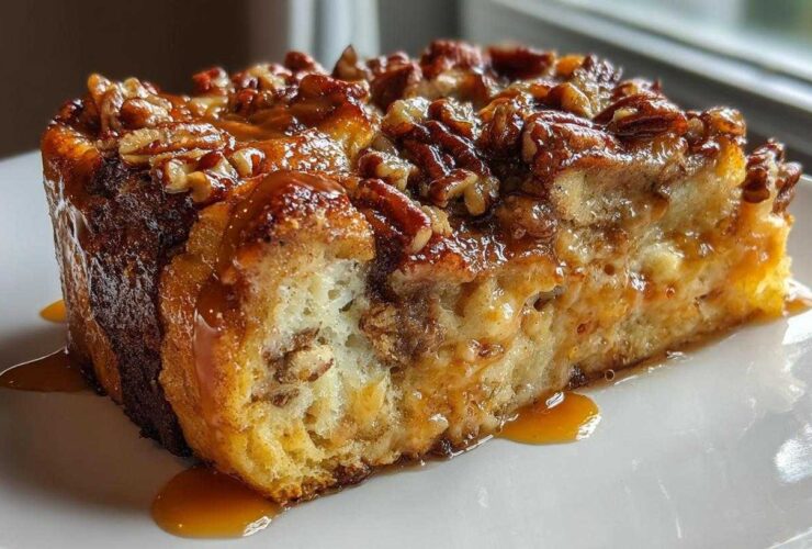 Caramel Pecan French Toast Bake