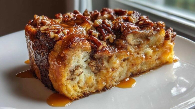 Caramel Pecan French Toast Bake