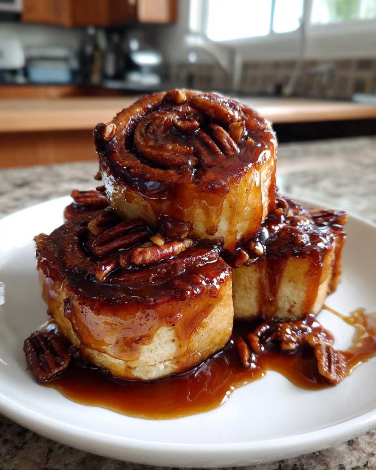 Caramel Pecan Sticky Buns - detail 3