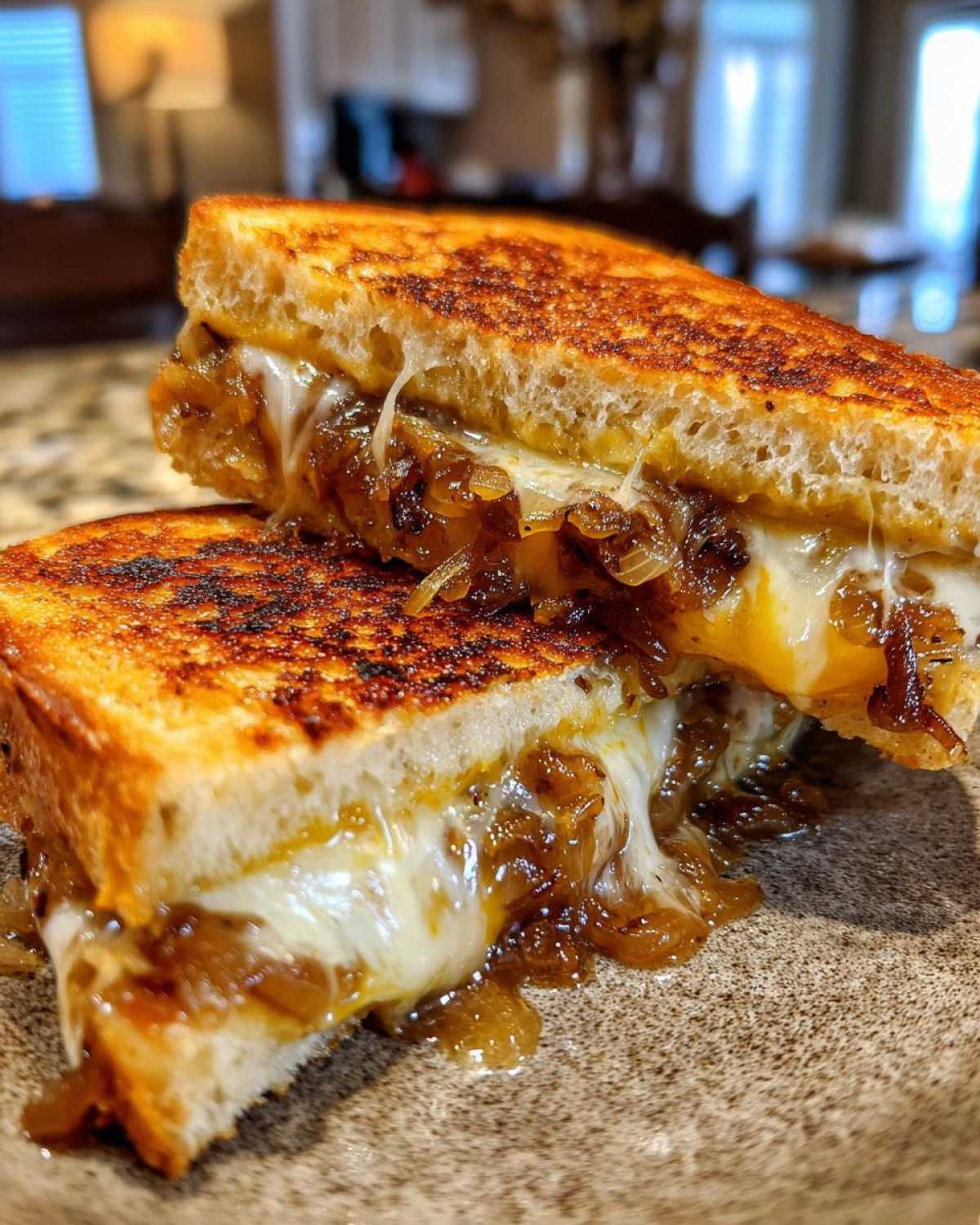 Caramelized Onion Grilled Cheese - detail 2
