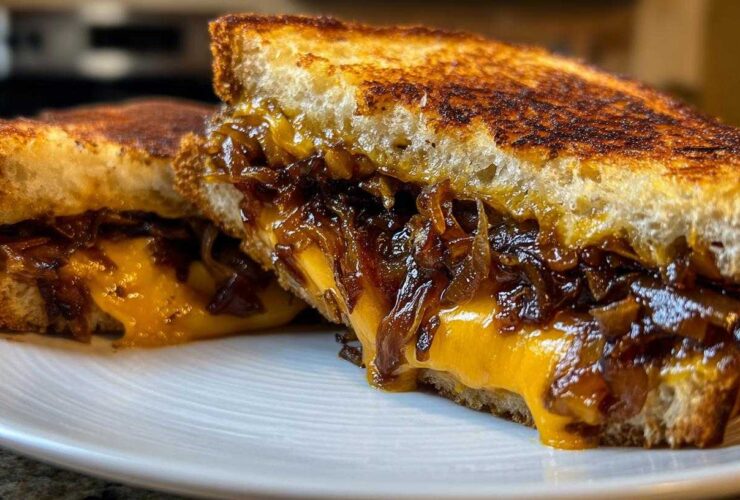 Caramelized Onion Grilled Cheese