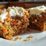 Carrot Cake Muffins with Cream Cheese Filling