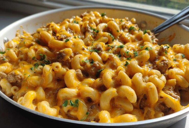 Cheeseburger Pasta Skillet