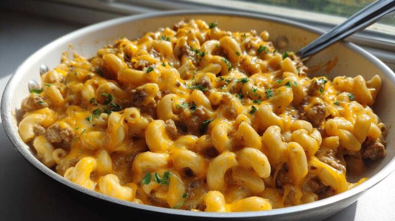 Cheeseburger Pasta Skillet