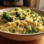 Cheesy Broccoli Orzo