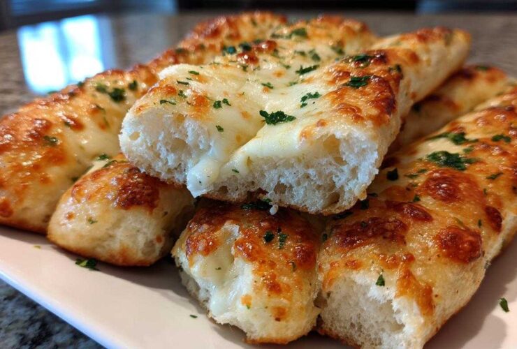 Cheesy Garlic Breadsticks