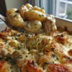Chicken Alfredo Gnocchi Bake