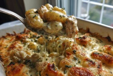 Chicken Alfredo Gnocchi Bake