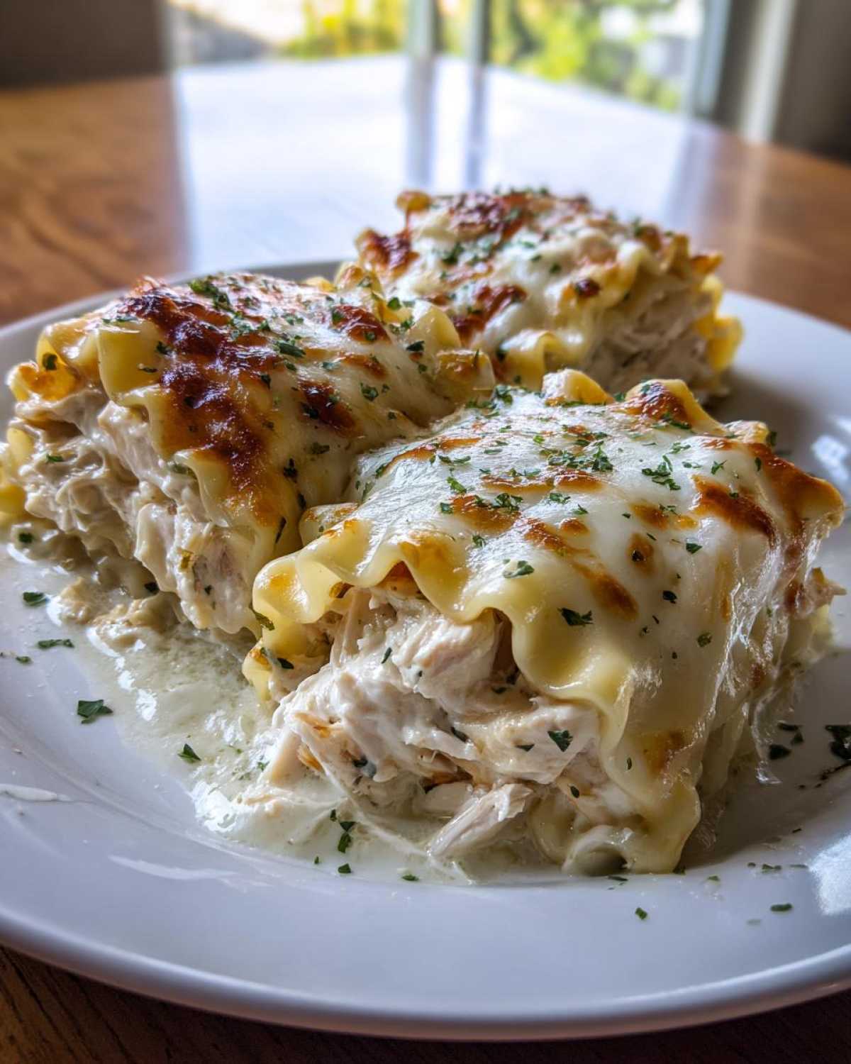 Chicken Alfredo Lasagna Roll-Ups - detail 1