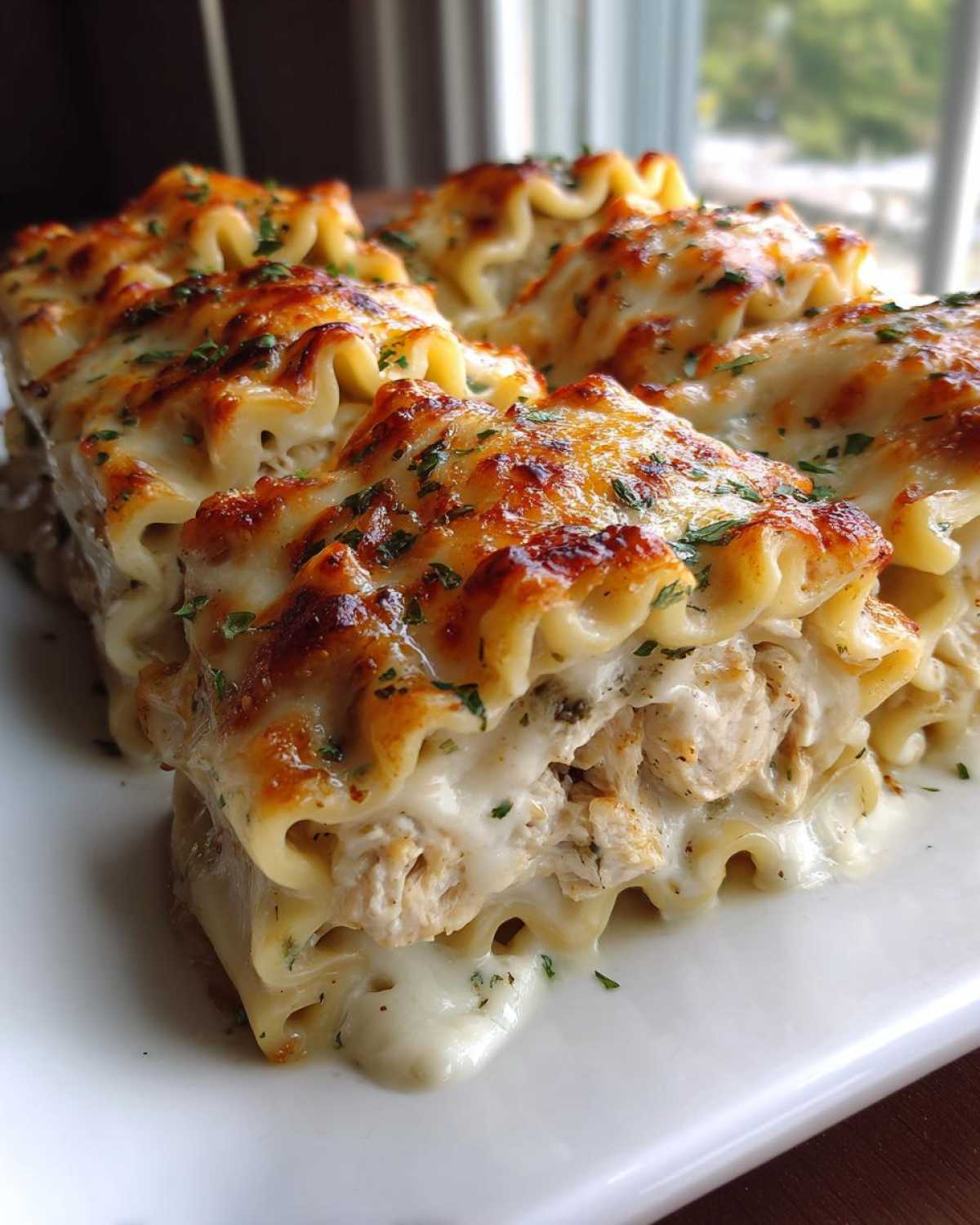 Chicken Alfredo Lasagna Roll-Ups - detail 3