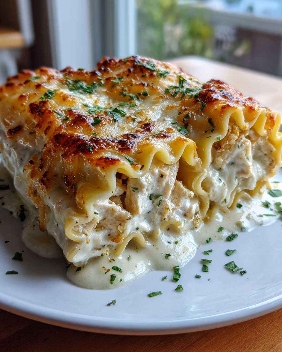 Chicken Alfredo Lasagna Roll-Ups - detail 4