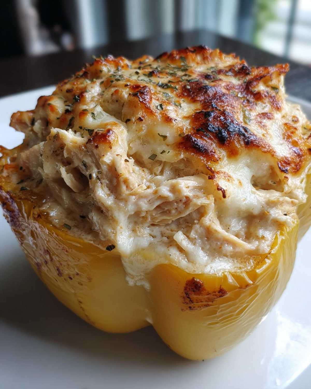 Chicken Alfredo Stuffed Peppers - detail 1