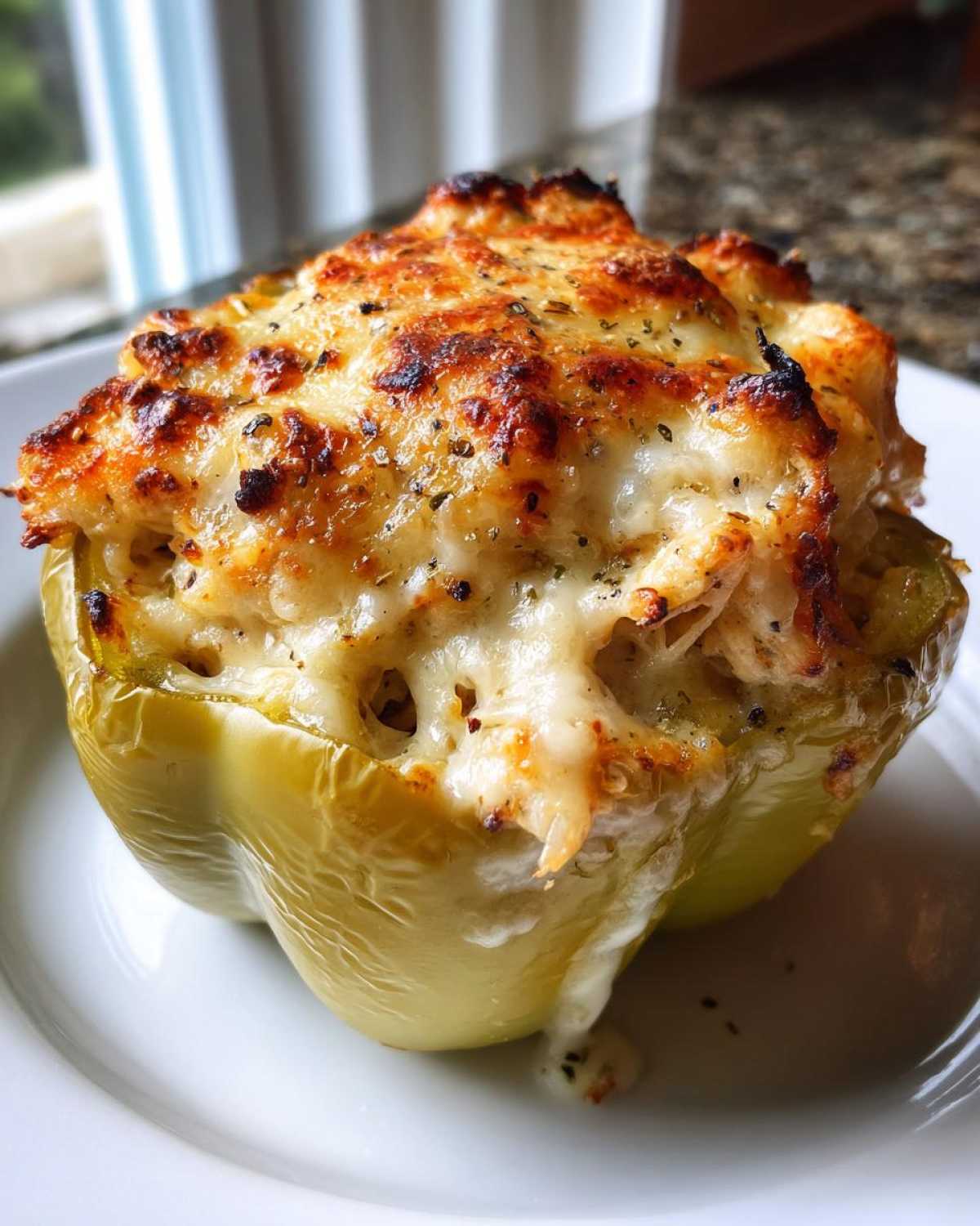 Chicken Alfredo Stuffed Peppers - detail 2