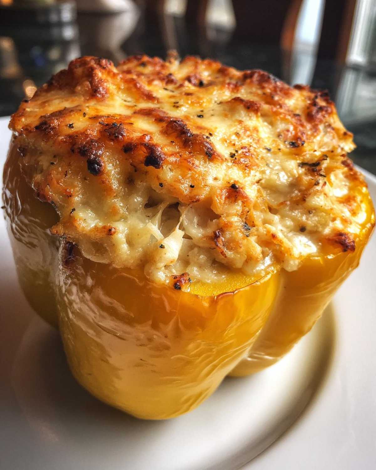 Chicken Alfredo Stuffed Peppers - detail 4