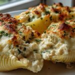 Chicken Alfredo Stuffed Shells