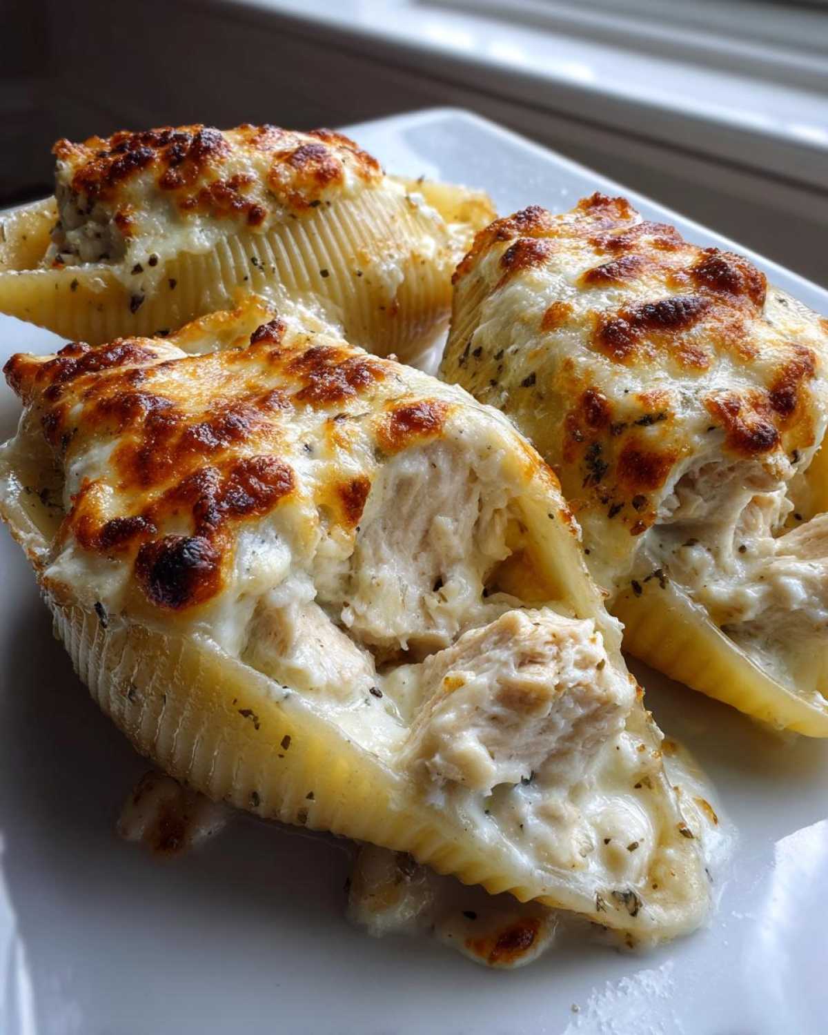 Chicken Alfredo Stuffed Shells - detail 3