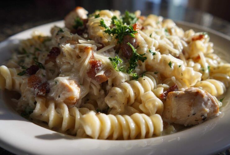 Chicken Bacon Ranch Pasta