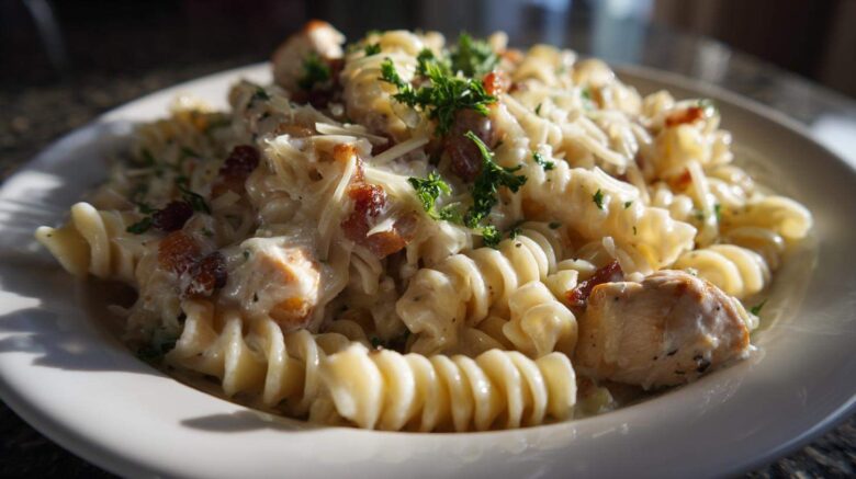 Chicken Bacon Ranch Pasta