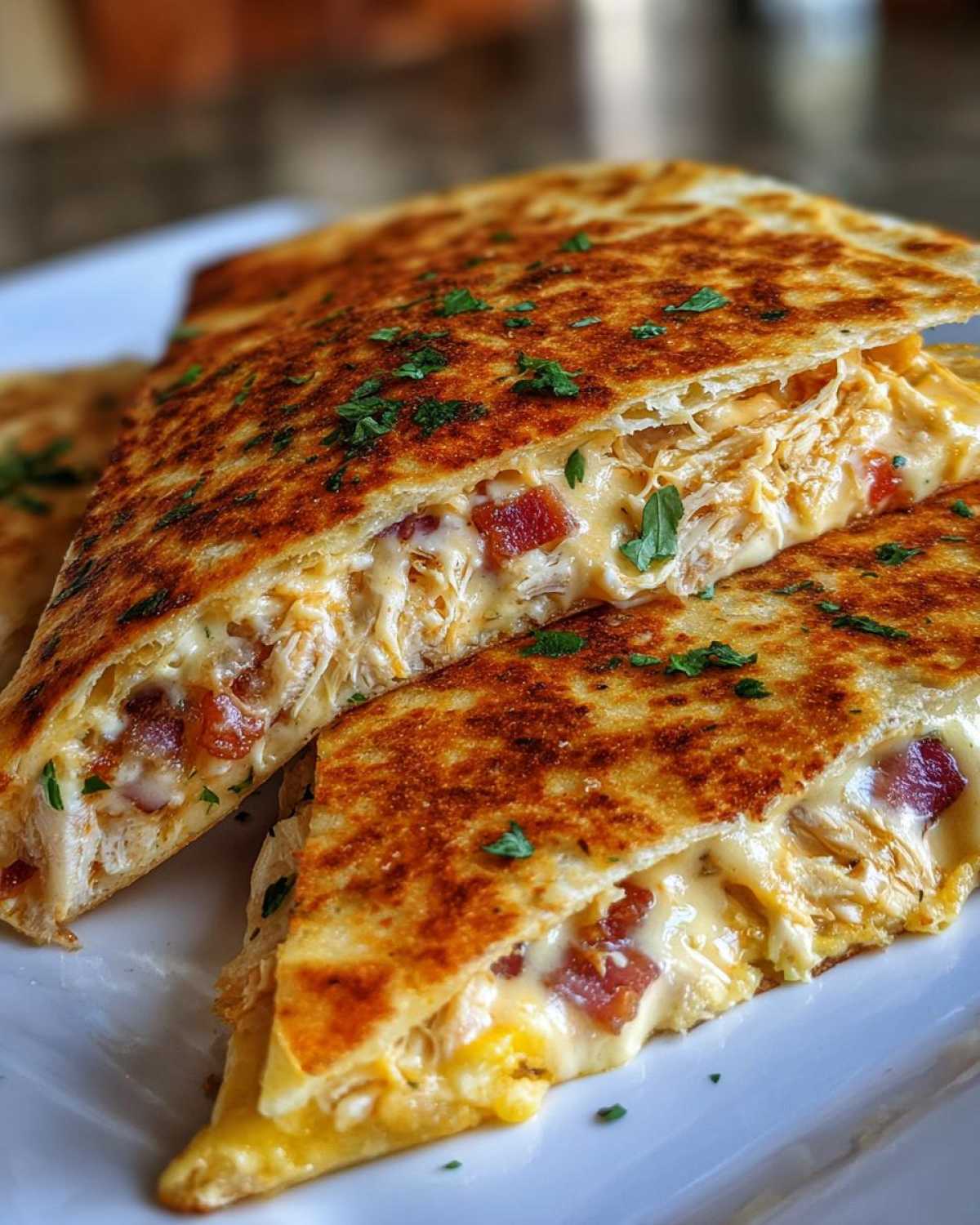 Chicken Bacon Ranch Quesadillas - detail 2
