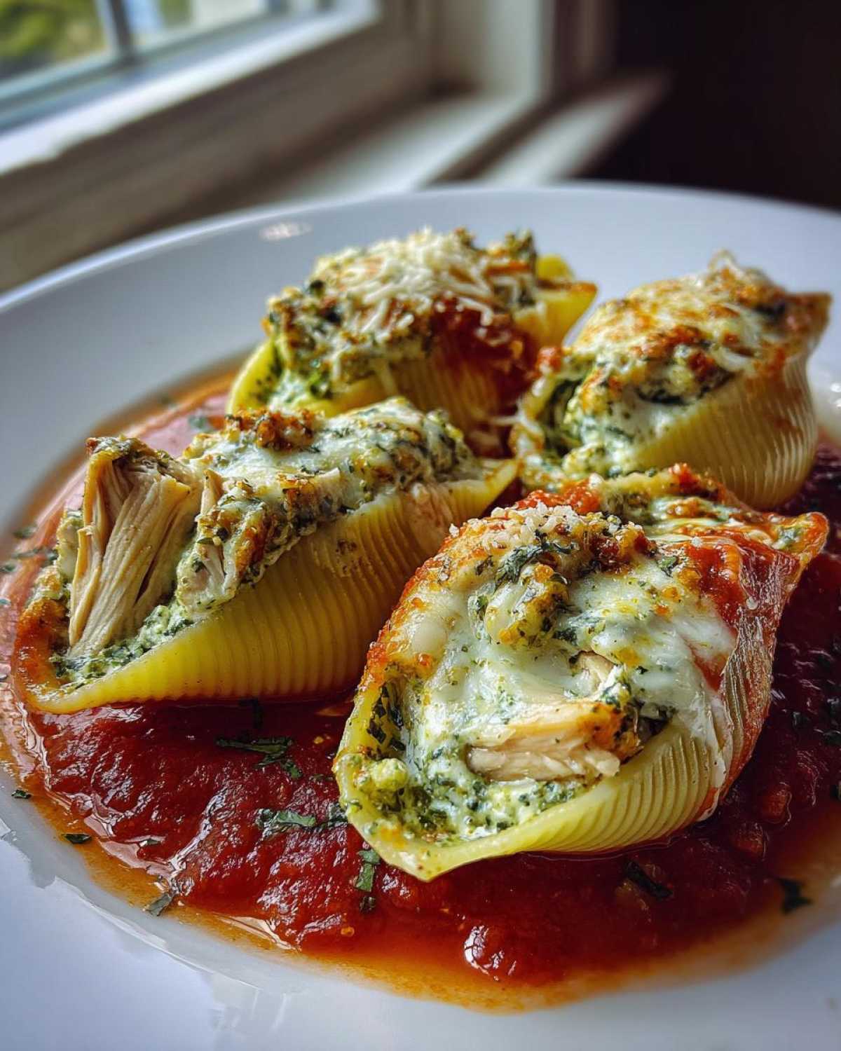 Chicken Pesto Stuffed Shells - detail 1