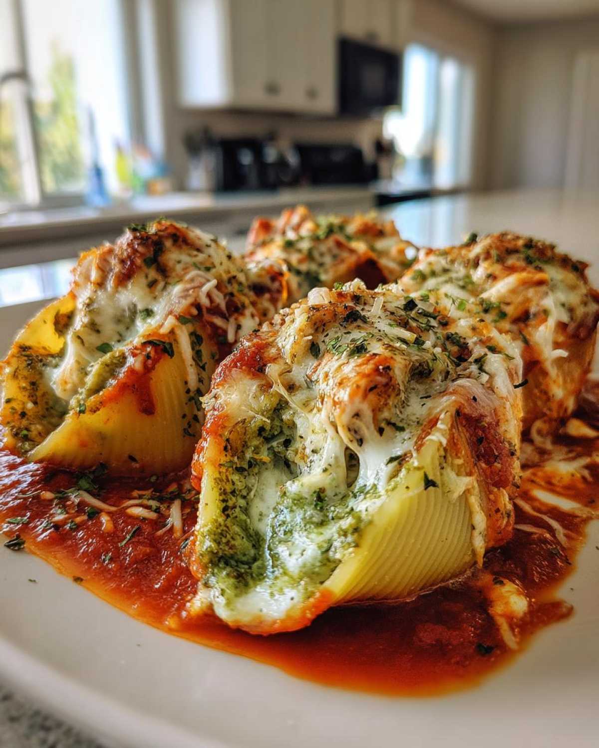 Chicken Pesto Stuffed Shells - detail 2