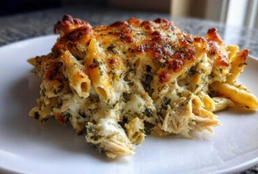 Chicken Ranch Pasta Bake