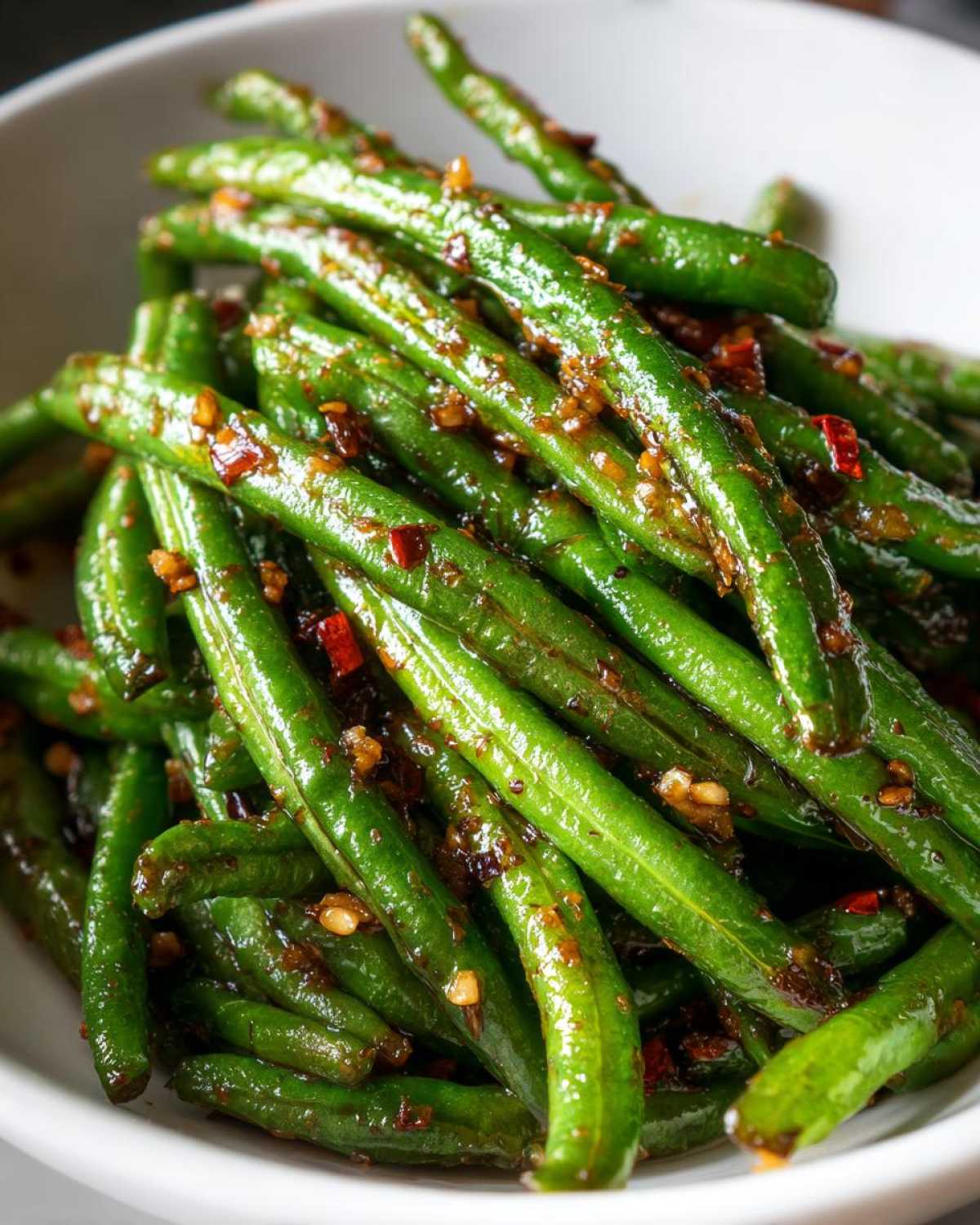 Chili Garlic Green Beans - detail 1