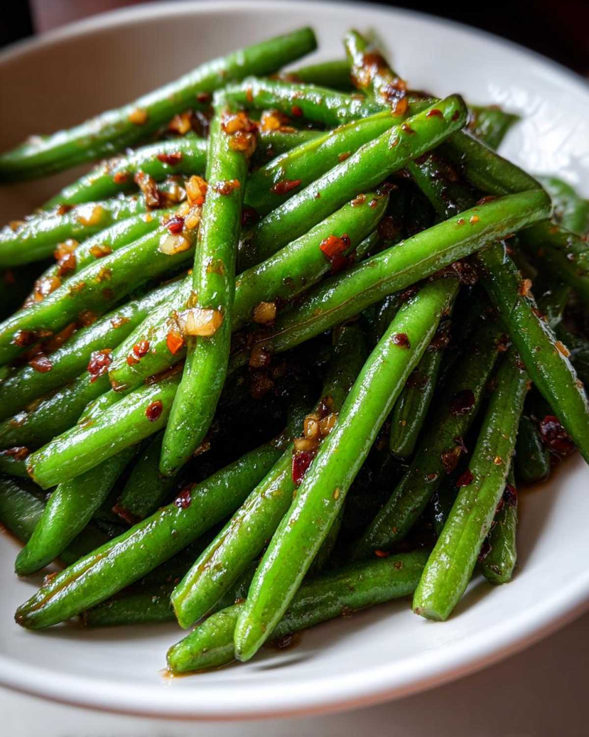 Chili Garlic Green Beans - detail 2