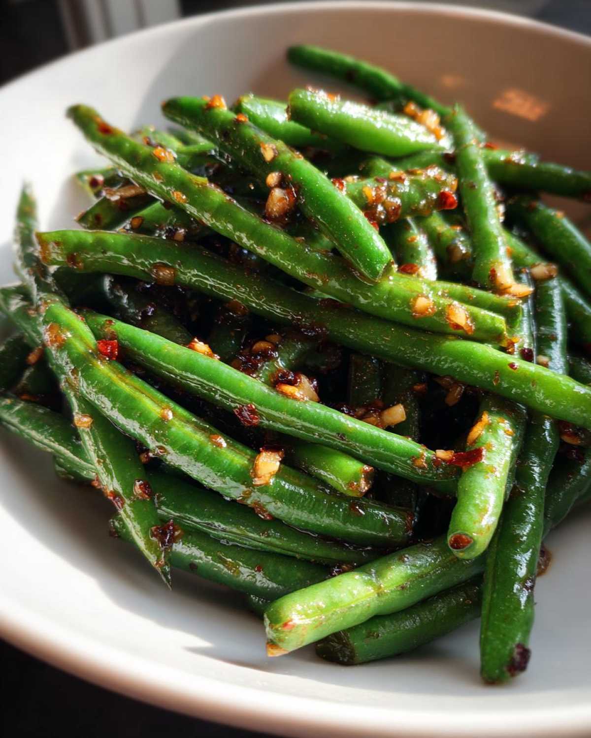 Chili Garlic Green Beans - detail 3