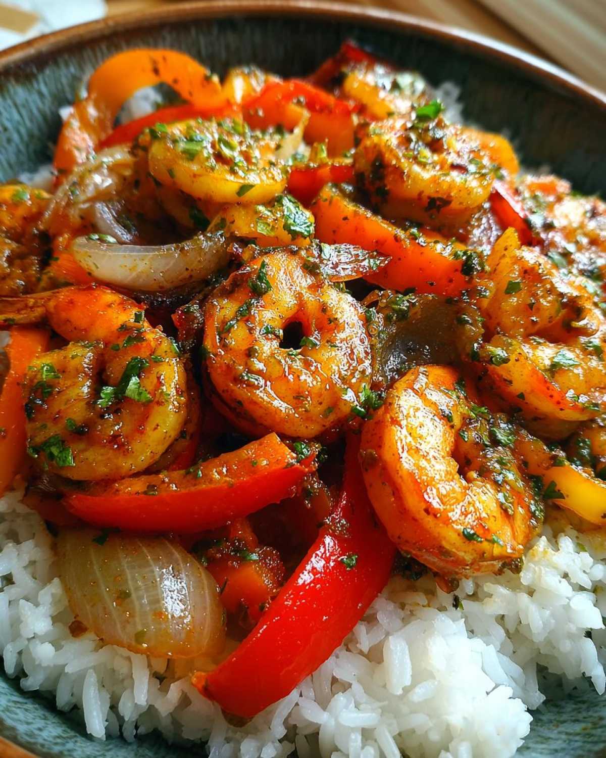 Chili Lime Shrimp Bowls - detail 1