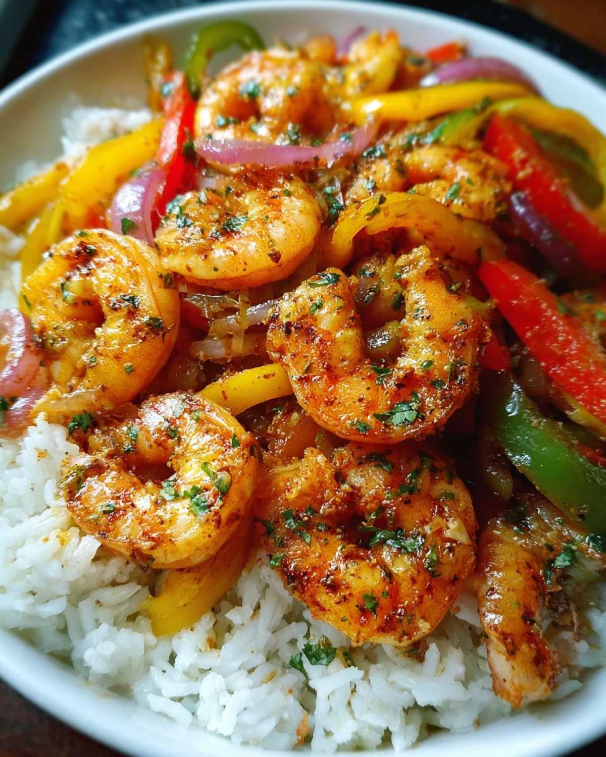 Chili Lime Shrimp Bowls - detail 3